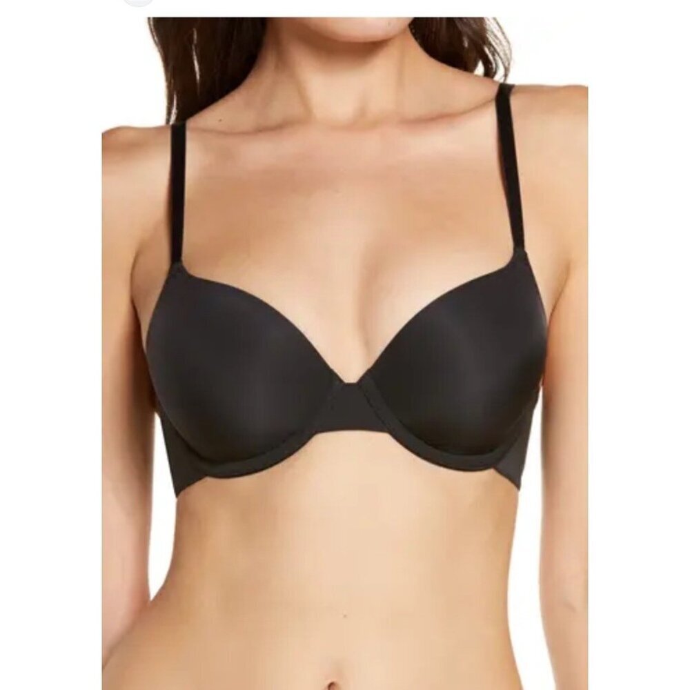 B. Tempt'd By Wacoal Women's Black Convertible Underwired T-Shirt Bra Sz 34C NWT